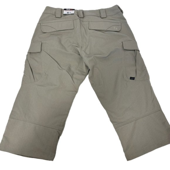5.11 Tactical Khaki Stryke Covert Cargo Capris Womens Size 10L NWT - Picture 4 of 15